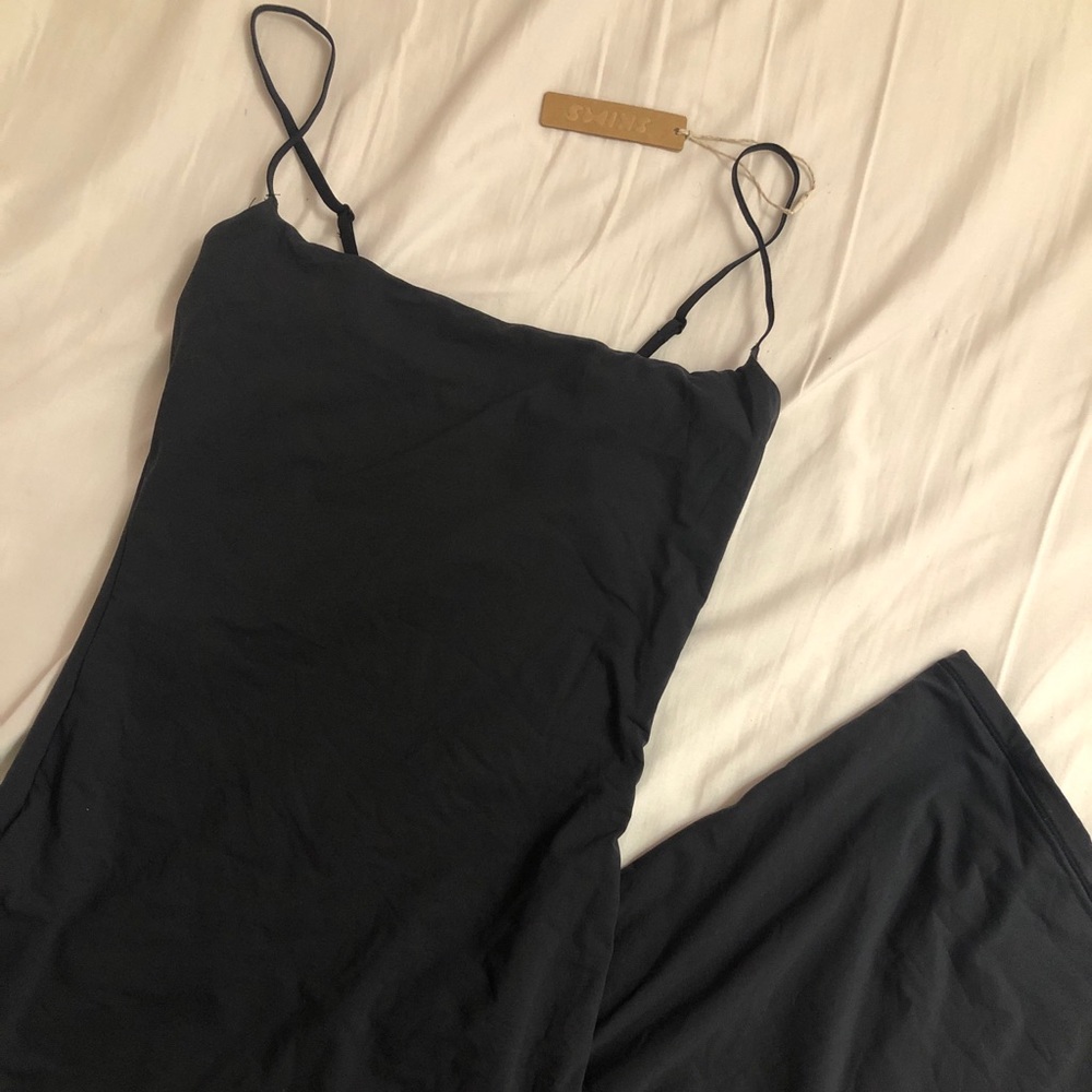 SKIMS Fits Everybody Slip Maxi Long Bodycon Dress